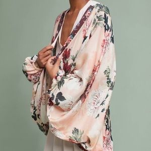 Anthropologie Floreat Fly Away Kimono